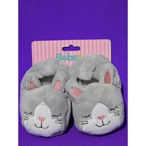 NEW Bebeta‎ Baby Slippers Booties Infant 0-6 Months Bunny Rabbit Fleece SOFT